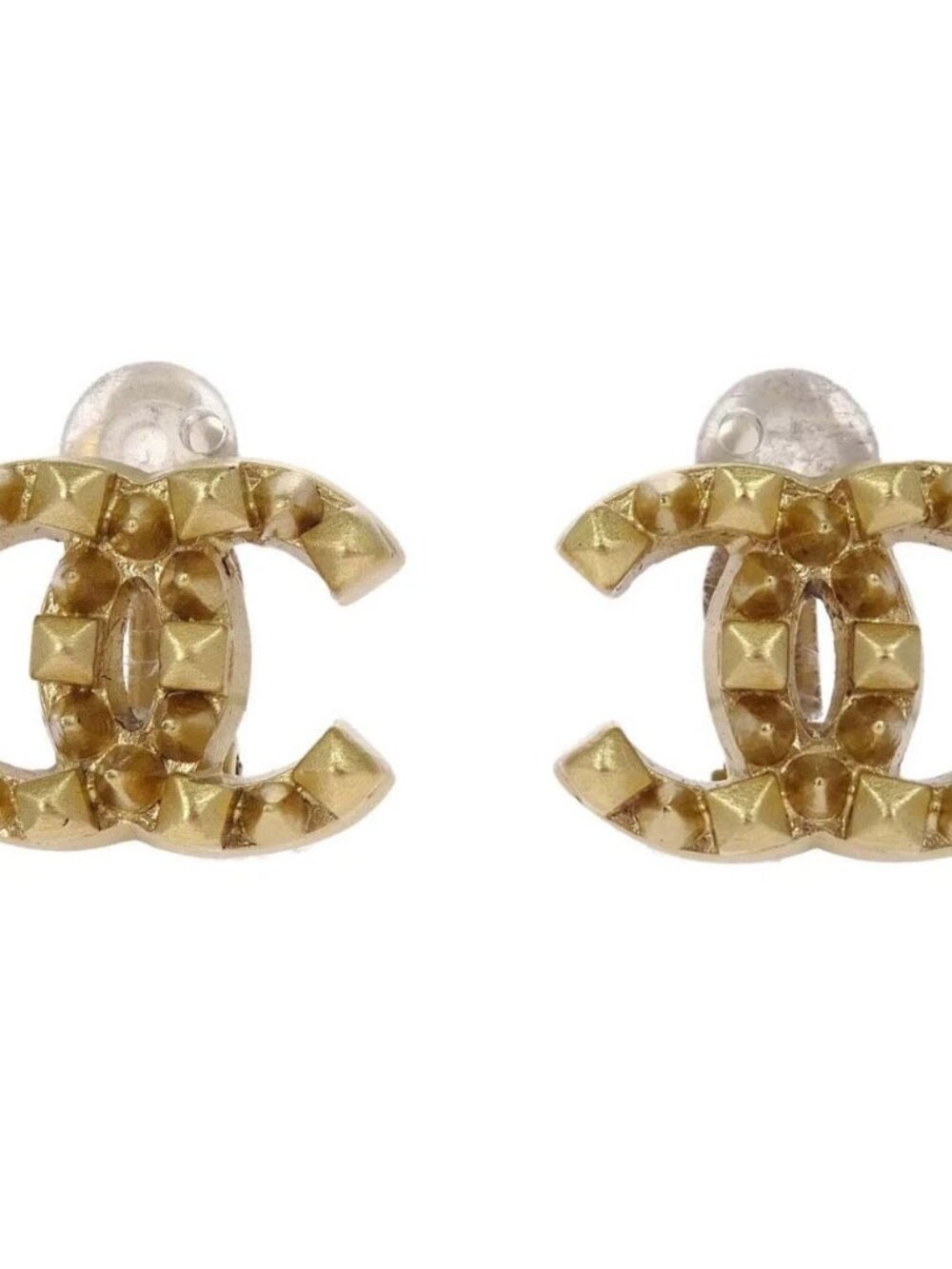 Chanel CC Clip-On Earrings Gold 03P 188925